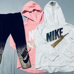 Nike Pink & Gold Set, Girls Size 5-6